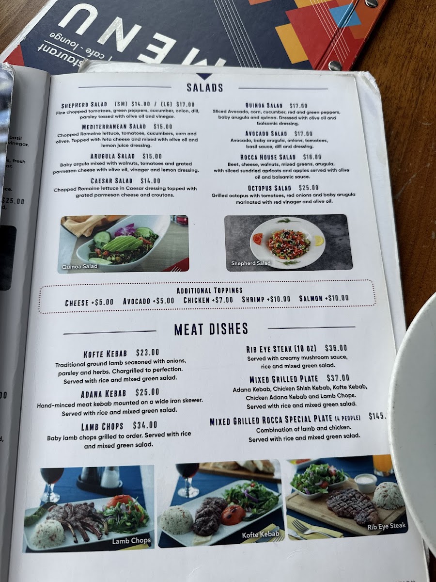 Rocca Cafe & Lounge Menu - Image 4